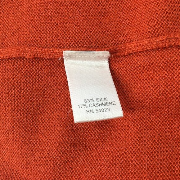 Banana Republic Silk Cashmere Sweater Men's Large Crewneck Pullover Long Sleeve - Picture 8 of 8